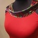 SALE / Repurposed Necktie Upcycled Camisole in Bright Red - Womens Upcycled Clothing