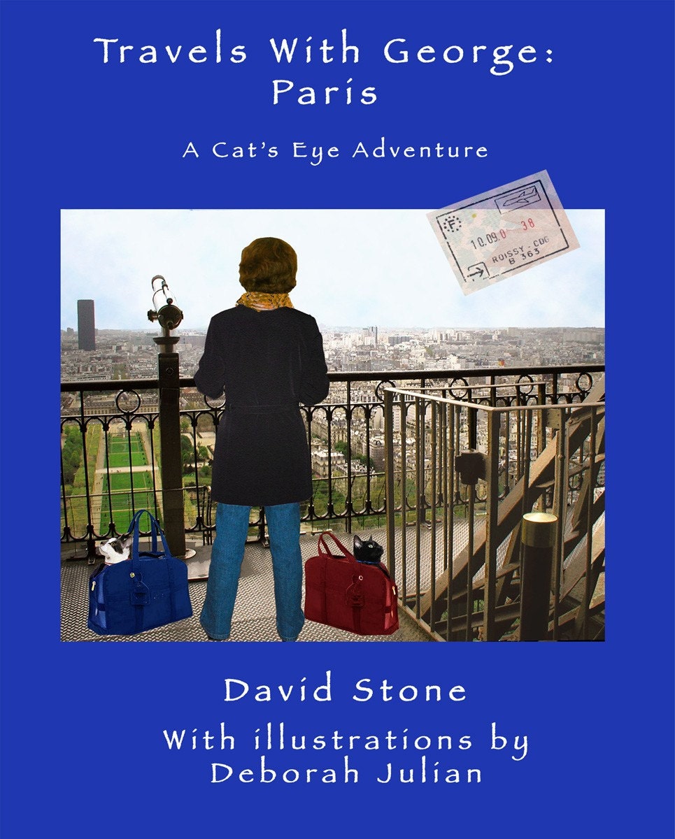 Paris Cat Book- a cat's adventure -Travels with George Paris