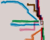 Chicago 'L' Gallery Wrap Canvas - 10x14