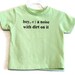 Mint Boy Definition Screenprinted Tee Black Ink Size 3T