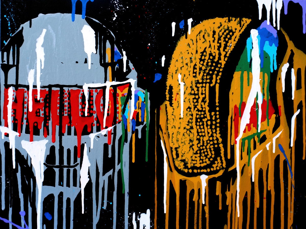 Daft Drip - 11x14" Daft Punk Portrait Poster