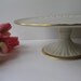 Vintage Lenox Cream Gold Classic Cake Stand