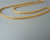 Vintage 80s monet chain necklace