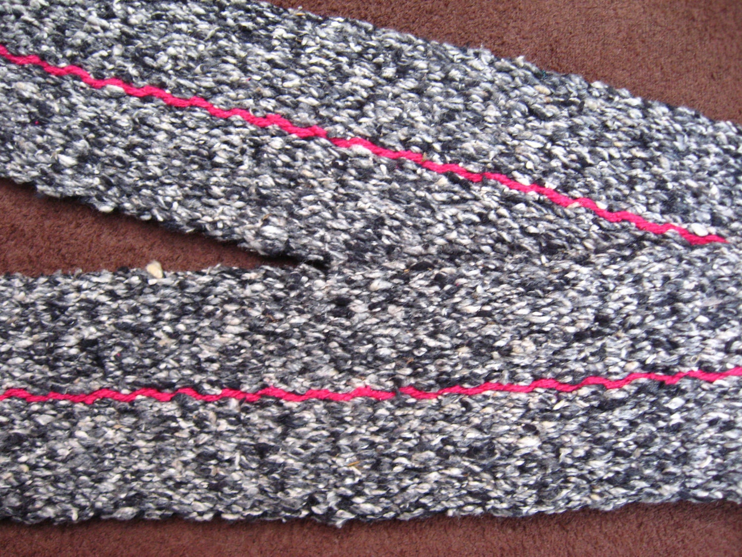 Silk Strap Speckled Black and White