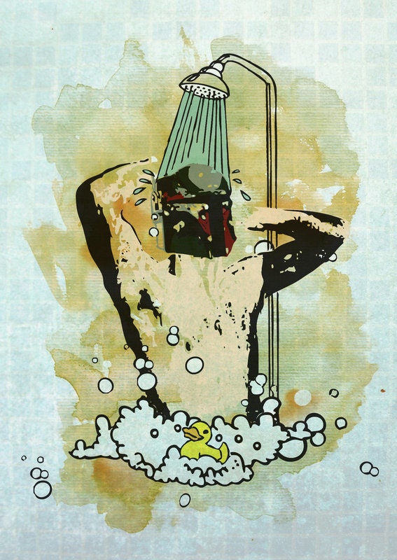 Showering that Sarlacc Off