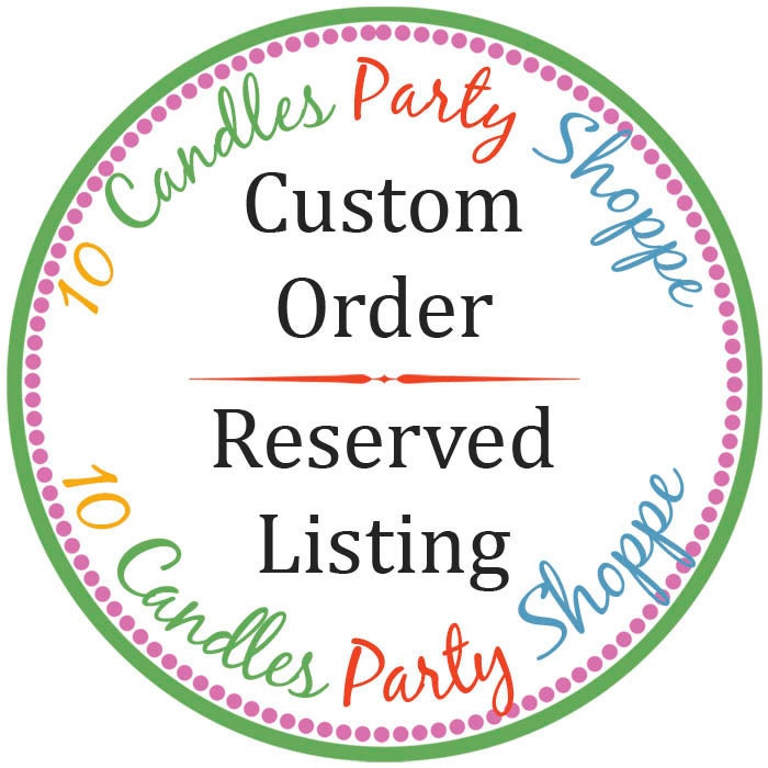 Fishy, Fishy Party - Reserved Listing for kourt984