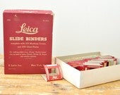 Vintage Leica Slide Binders 39 Slides for Scrapbooking Altered Art