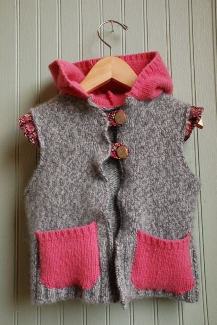 Three Season Cashmere Hooded Vest- Made to Order