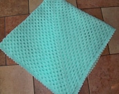 Custom Order Crochet Baby Afghan Granny Square Made to Order Choose Your Color