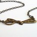 Steampunk Dragonfly Necklace- Dragonfly Choker- Antique Brass-