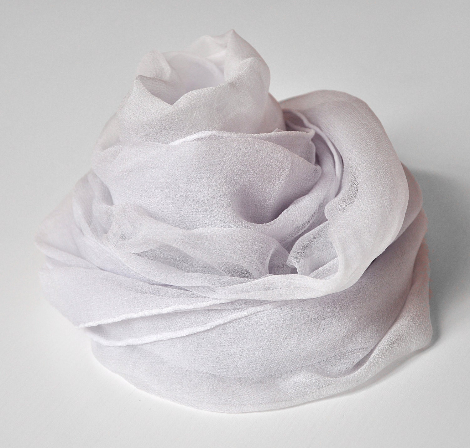 Hand dyed Silk Shawl Chiffon 3,5