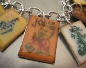 vintage mah jong bracelet