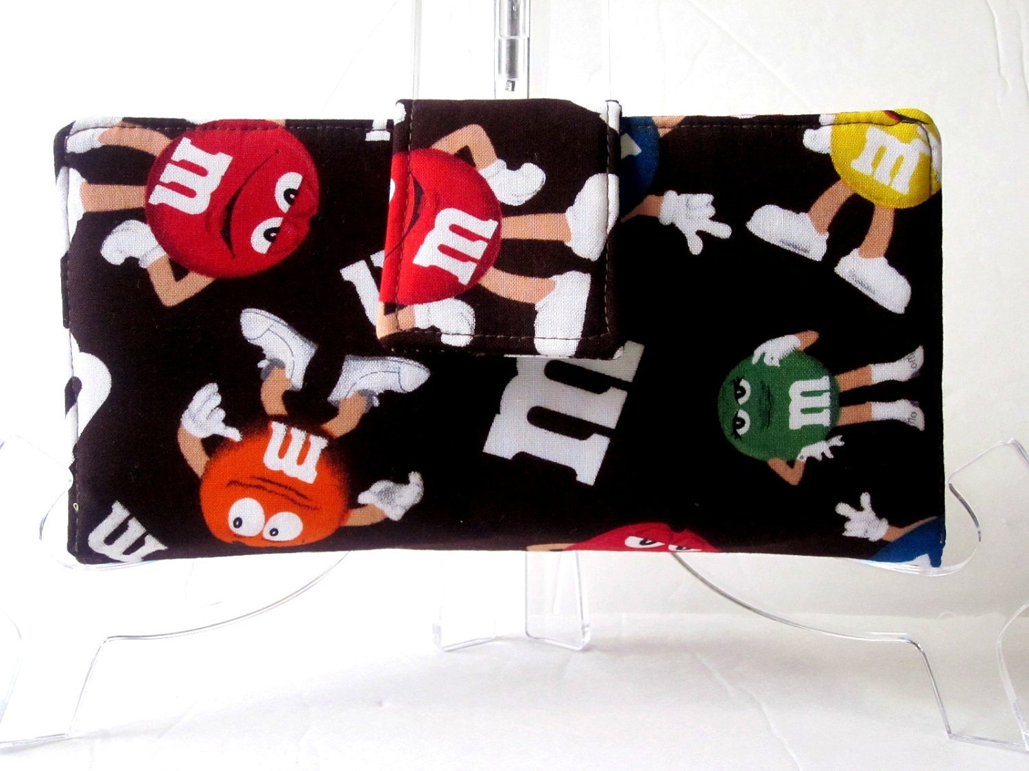 ON SALE Handmade women wallet my sweet candy lovely chocolate M&M friend
