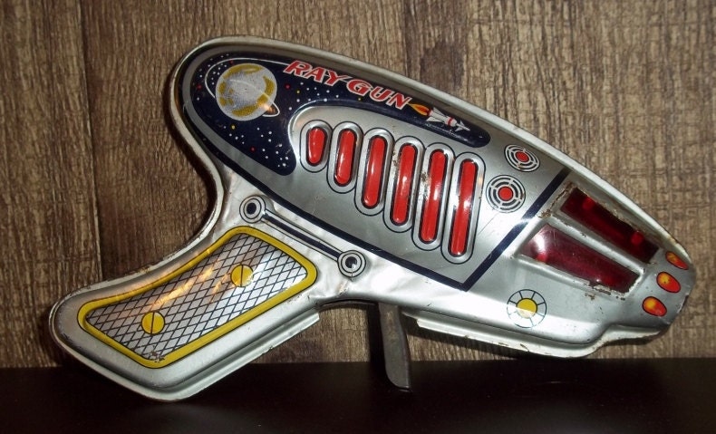 Tin Ray Gun Toy