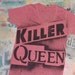 Freddie Mercury Killer Queen rock music tee t shirt stencil and spray painted by Rainbow Alternative on Etsy