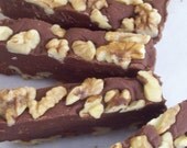 Handmade Chocolate Walnut Fudge, New England Fudge, Handmade Candy, Traditional Candy,