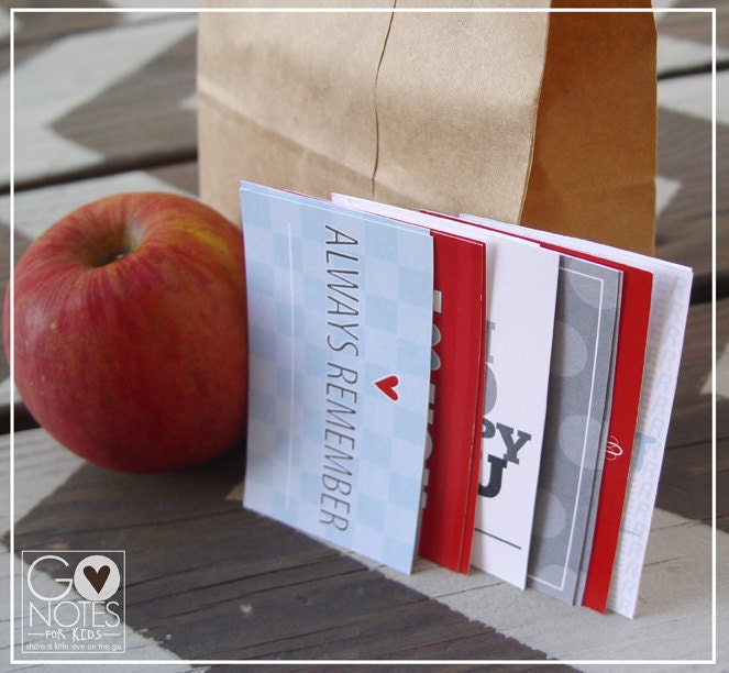 Go Notes-Love notes for Kids- BOYS PACK