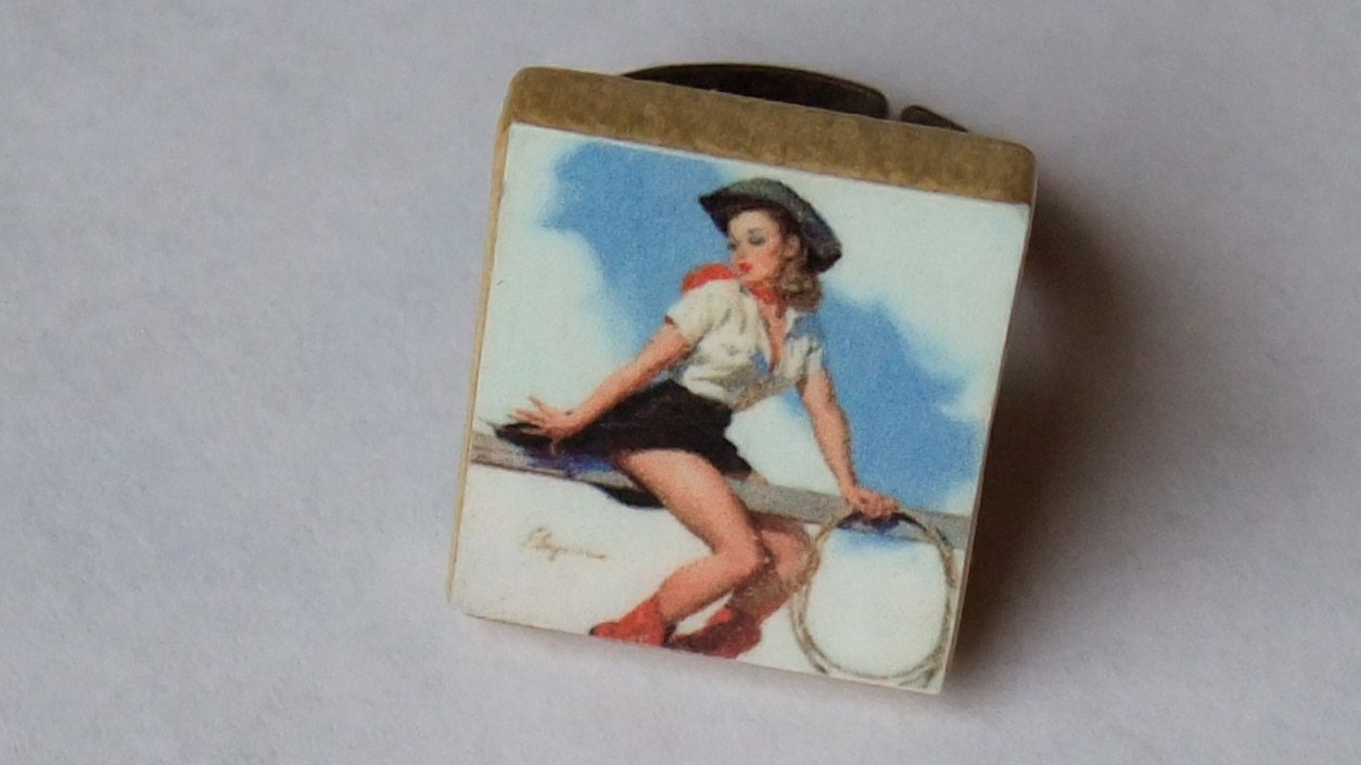 Sassy Cowgirl Adjustable Ring