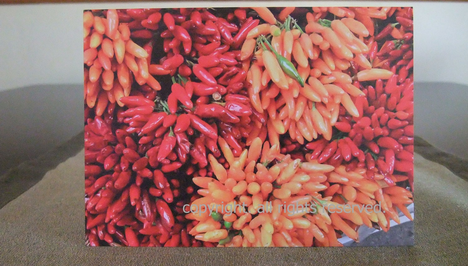 Venetian Peppers Foodie Fine Art Photo Greeting Card