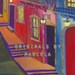Acrylic on canvas 24x30 Farolitos (Street light)