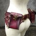 Leather Steampunk Belt Bag