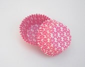 Pink Pinwheel Greaseproof Baking Cups