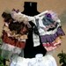 capelet, shawl, shabby chic, capitol fashion, layers and frills, circus, burlesque, spring fashion, lace, colors, marie antoinette,decadence