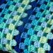 Crochet Granny Square Afghan, Ocean Blanket