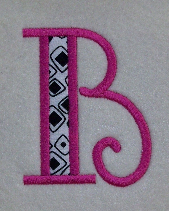 Embroidery Machine Applique Alphabets Fonts By Zoeysdesigns
