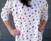 Adorable Native Patterned Quarter-Sleeve T-Shirt
