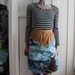 Neutral Milk Hotel: in the aeroplane over the sea - Hand-Painted on a high waist Calvin Klein skirt