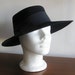 Reserved - Vintage 30s 40s Navy Blue Wool Ladies Stetson Fedora Film Noir Spy Hat