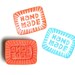 Hand Made hand carved rubber stamp