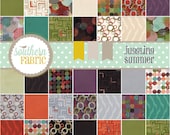 Juggling Summer by Zen Chic For Moda - Charm 5 inch 42 Quilt Fabric Squares