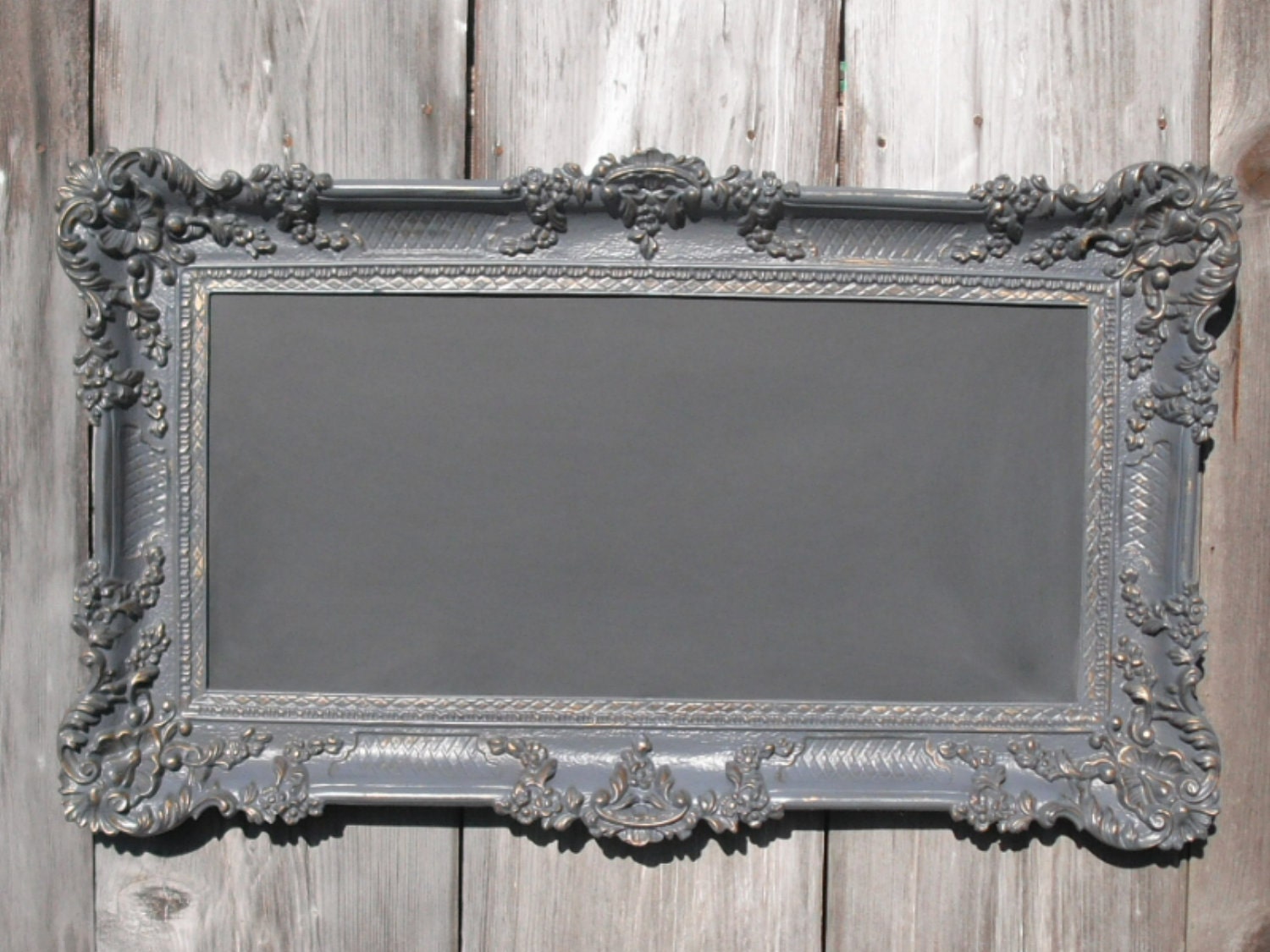 Hollywood Regency Chalkboard OLD WORLD STYLE Chalk board Restaurant Grey French Country Chalkboard