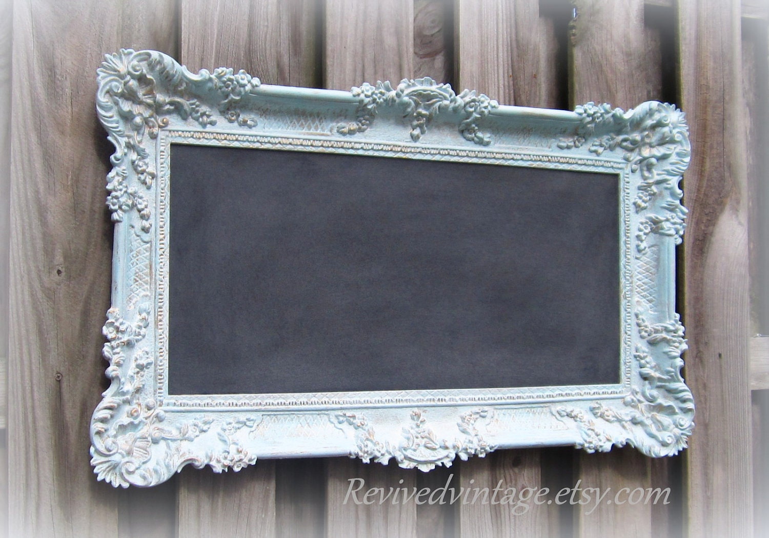COTTAGE CHIC WEDDING Chalkboard Something Blue Wedding Home Magnetic Framed Nursery Baby Girl Decor 36"x21" Chalk board French Country