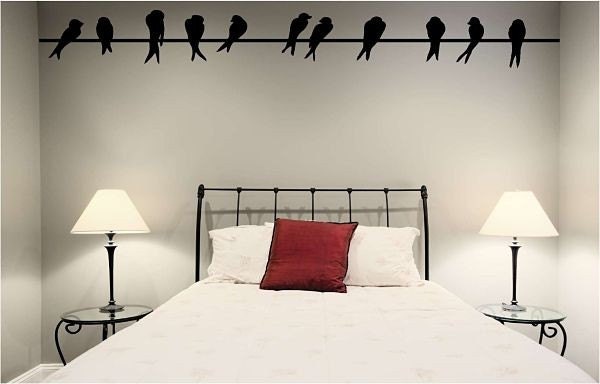Birds on a Wire Vinyl Wall Decal Sale