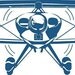 Huge Bi Plane Vinyl Wall Decal