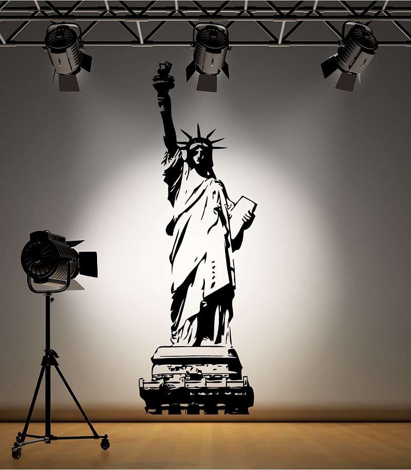 Large 63 inch Statue of Liberty Vinyl Wall Decal