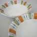 set of 2 1960s staffordhsire bowls retro design made in England