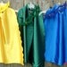 Childrens Super hero Cape and Mask Sets 7 BLANK  Capes INCLUDES coordinating MASKS super low shipping