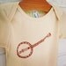 Banjo Infant Short Sleeve One Piece. Brown. Organic Cotton. 12-18 months.