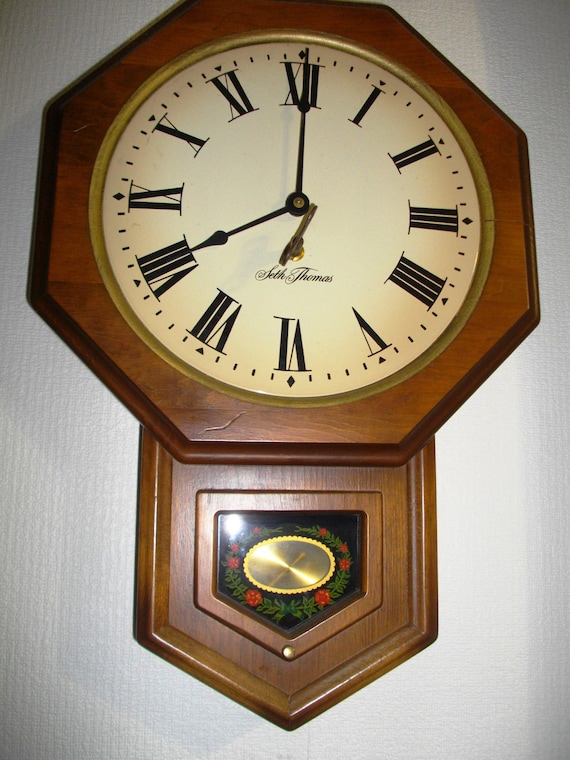Vintage Seth Thomas Wind Up Clock by nowthen10 on Etsy