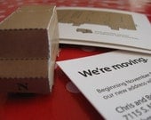 Beep. Beep. - Interactive Moving Announcements - Cut Out Moving Van - Postcard Design and Print
