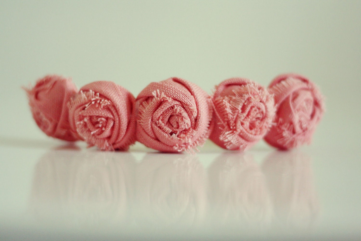 Coral Rosette Headband
