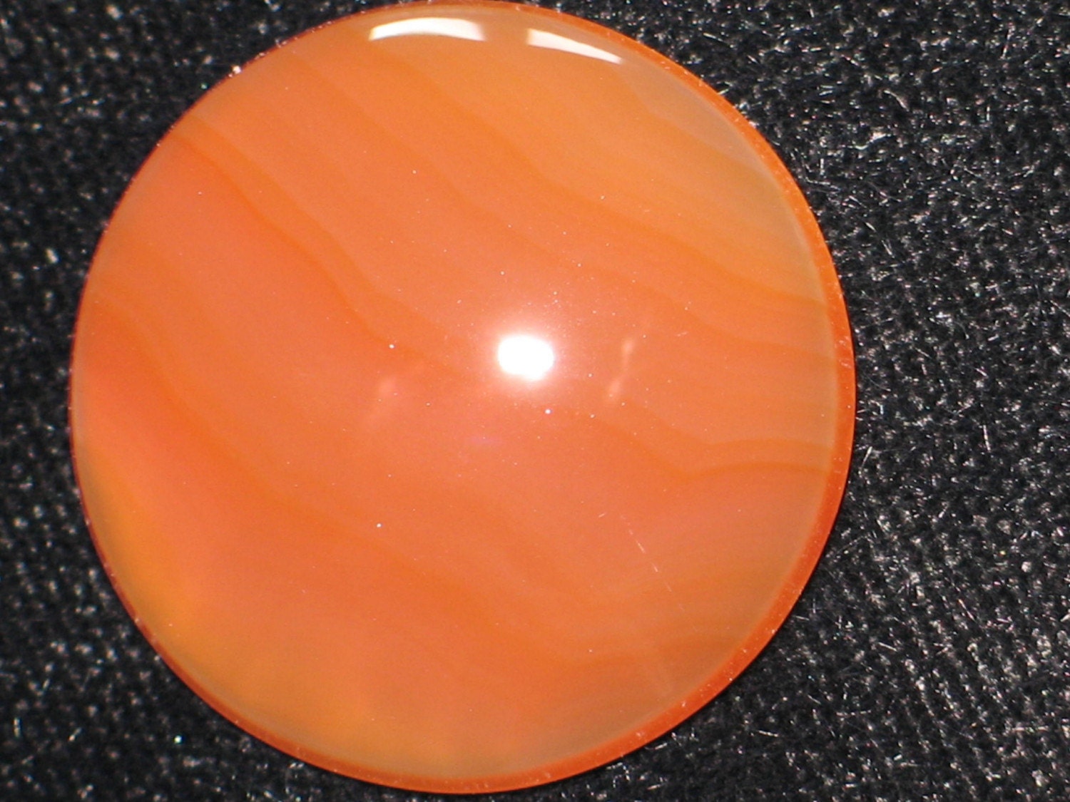 Round Carnelian Cabochon