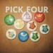 Harry Potter Buttons- Pick FOUR