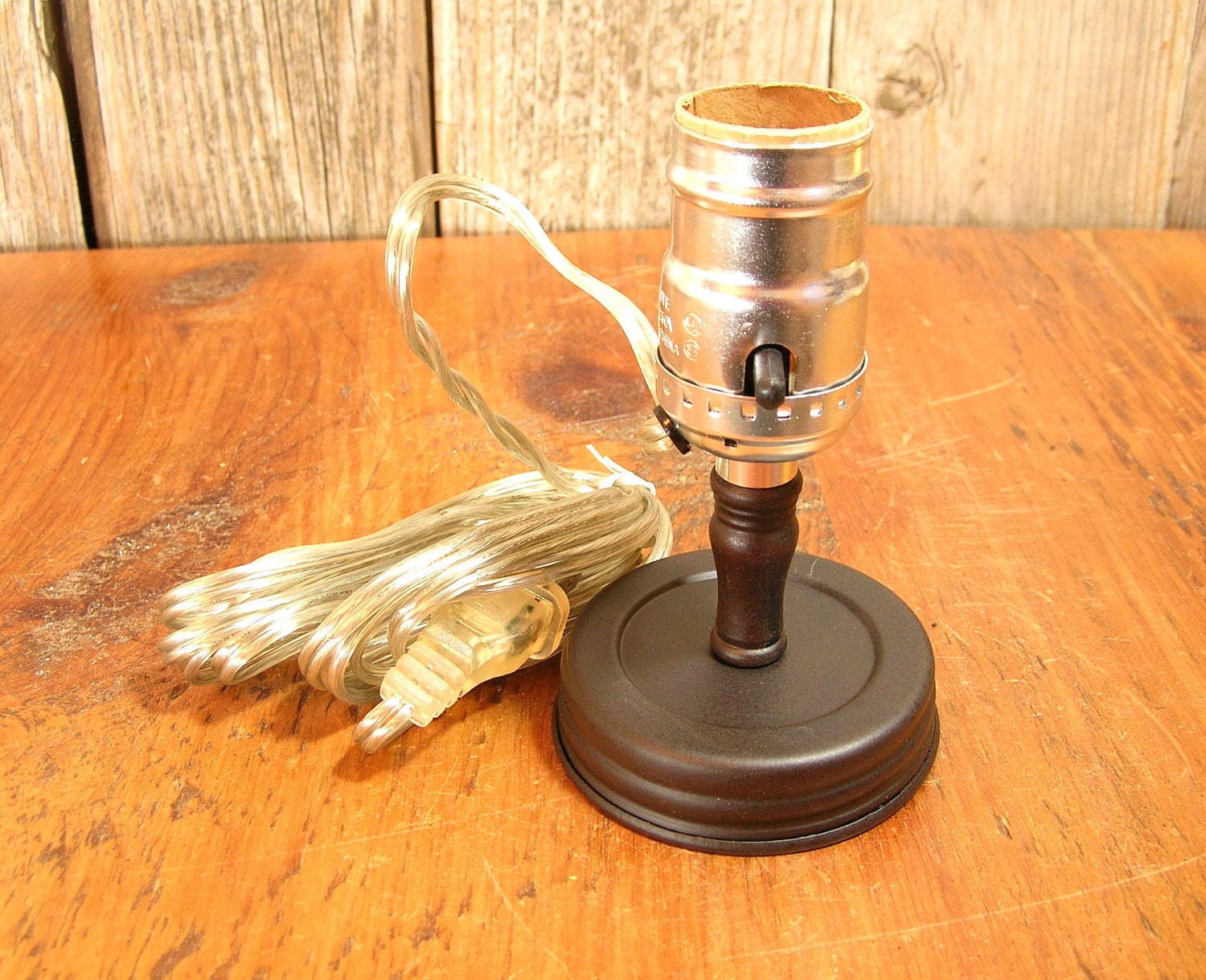 Mason Jar Lamp Adapter KIt Electrical Parts by VintageHardware