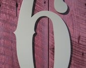 Wooden Number - All Numbers Available Anniversary Birthday Gift