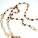 Peek-A-Boo Geode Tiger Eye Gold Necklace